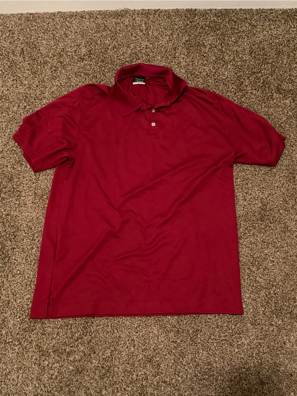 Nike Men’s Red Short-Sleeve Polo